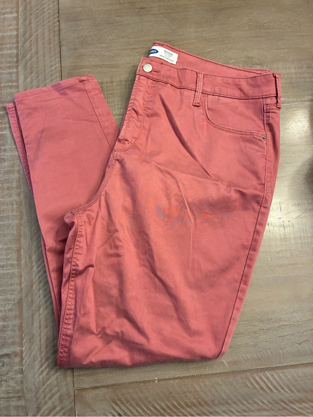 NWOT! Old Navy Mauve Super Skinny High Rise Jeans